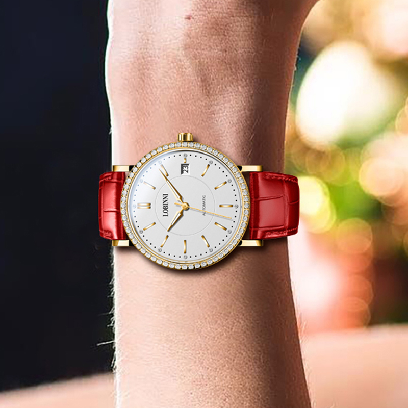 Luxury Watch In Japan - Switzerland LOBINNI Luxury Women's Watch Automatic