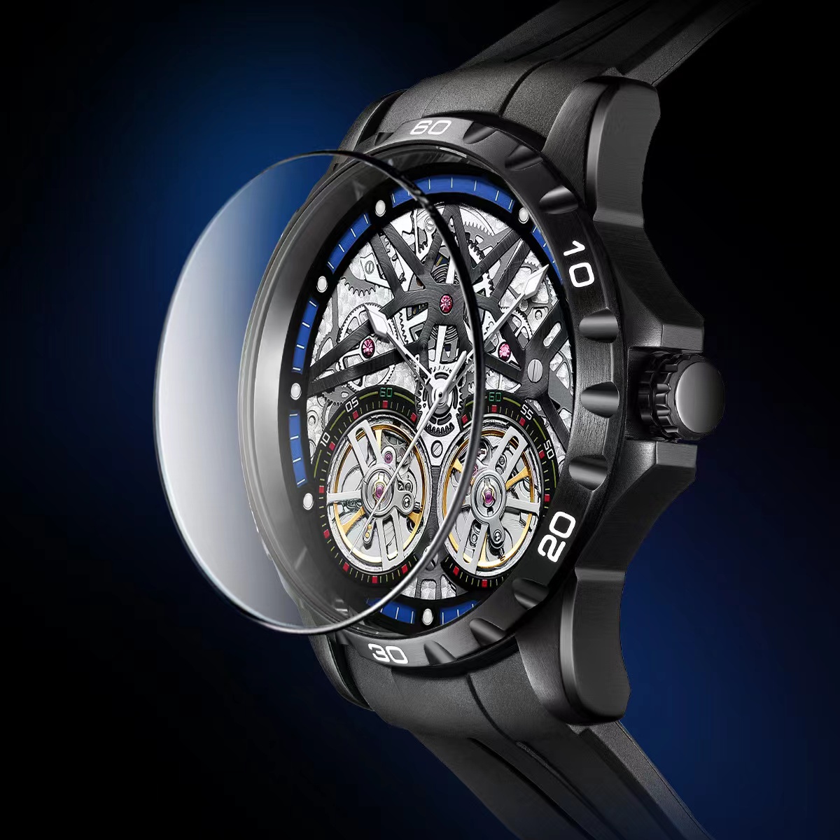 Mark Fairwhale Men's Watches W - đánh giá và giá Luxury Watch Rubber Strap