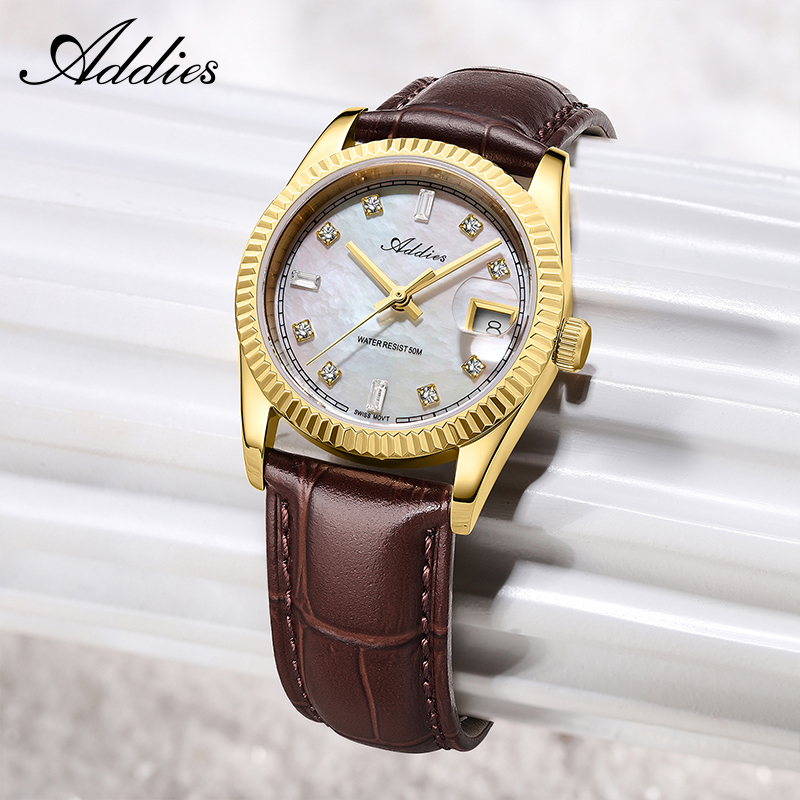 Addies 585 Quartz Woman's Watc - đánh giá và giá Luxury Watch Leather