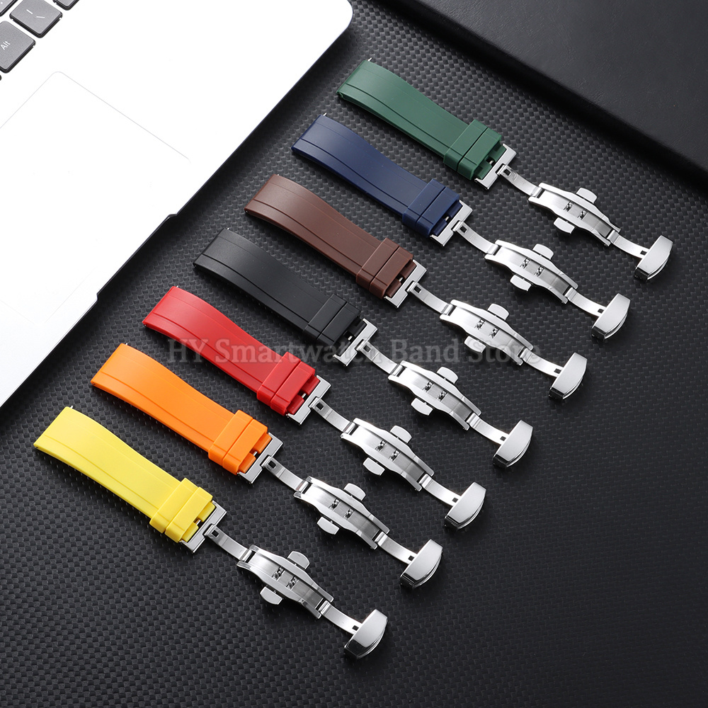 18mm 20mm 22mm 24mm Silicone W - đánh giá và giá Luxury Watch Rubber Strap