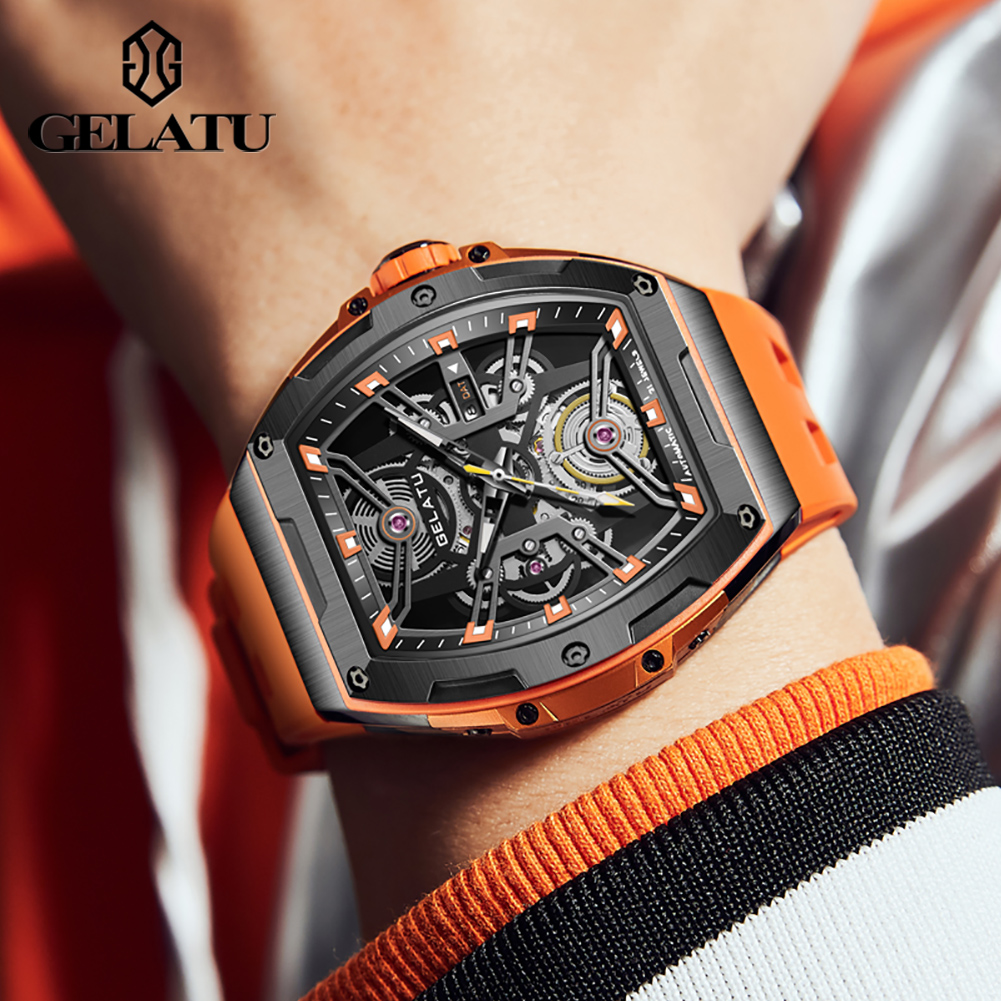 GELATU Men's Watches Trend Fas - đánh giá và giá Luxury Watch Leather