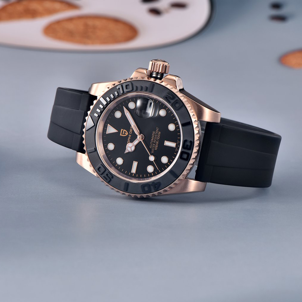 PAGANI DESIGN Automatic Watch  - đánh giá và giá Luxury Watch Rubber Strap