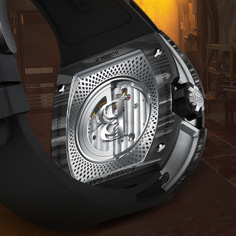 BONEST GATTI Men's Mechanical  - đánh giá và giá Luxury Watch Rubber Strap