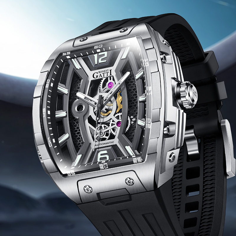 BONEST GATTI Germany Automatic - đánh giá và giá Luxury Watch Rubber Strap