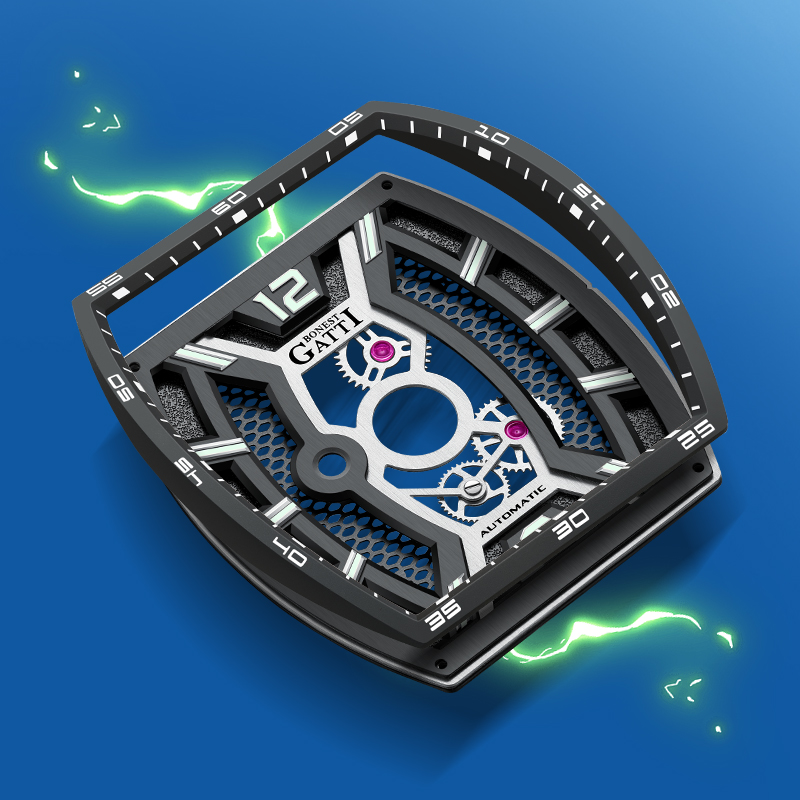 BONEST GATTI Germany Automatic - đánh giá và giá Luxury Watch Rubber Strap