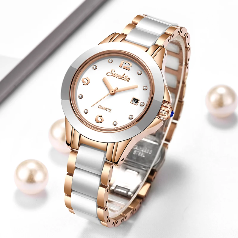 Sunkta Fashion Casual Quartz W - đánh giá và giá Luxury Watch For Women