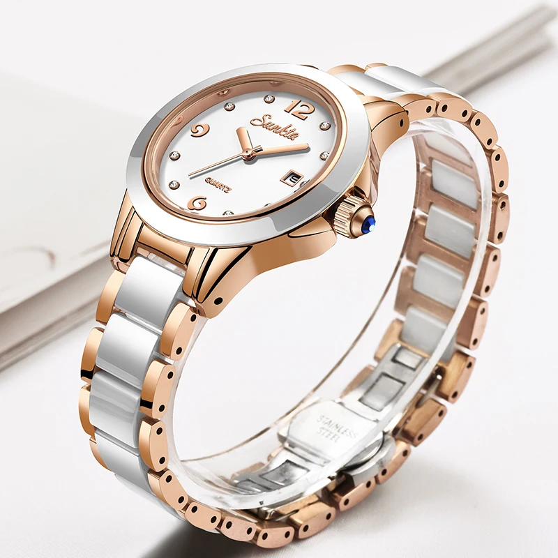 Sunkta Fashion Casual Quartz W - đánh giá và giá Luxury Watch For Women