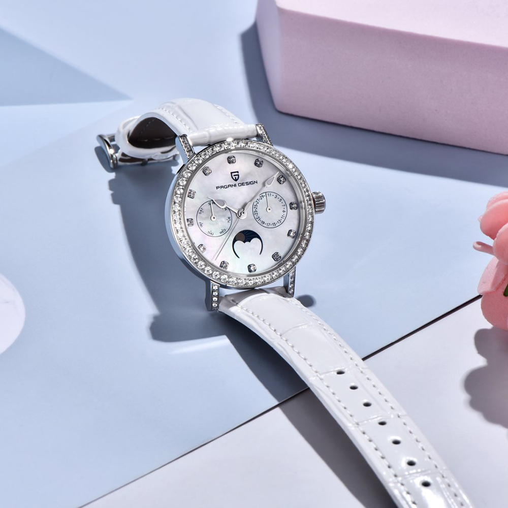 PAGANI DESIGN Women Quartz Wat - đánh giá và giá Luxury Watch Leather