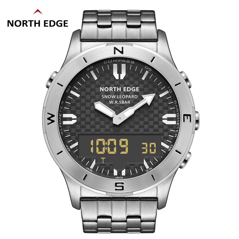 NORTH EDGE Men's Digital Watch - đánh giá và giá Compass Watch Luxury