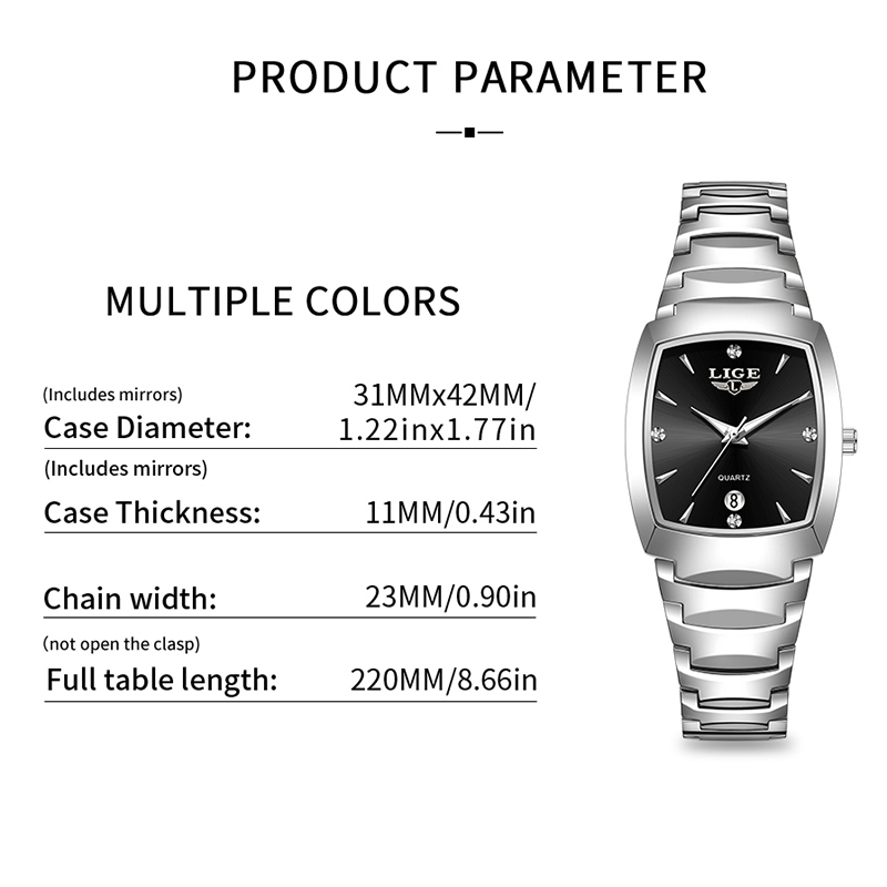 LIGE Watch women Business Luxu - đánh giá và giá Luxury Watch For Women