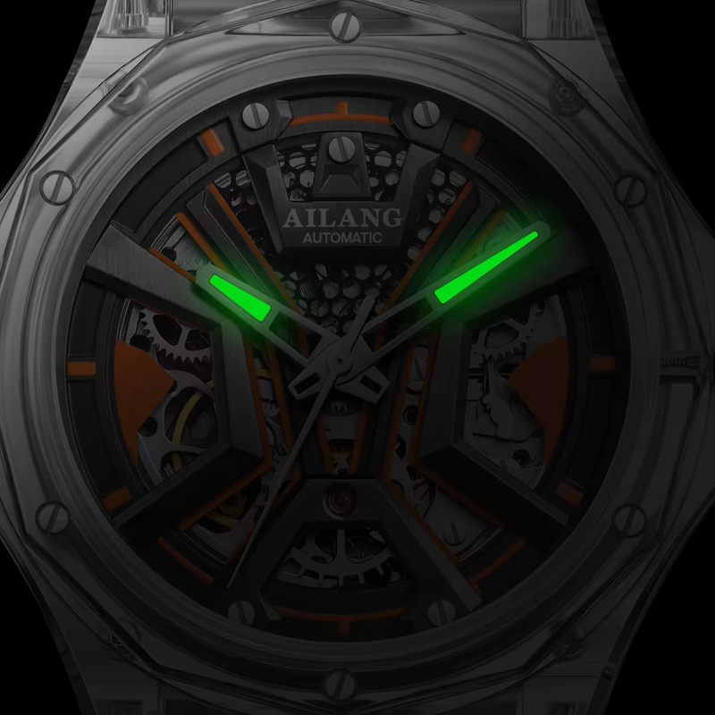 AILANG Brand Sports Men Mechan - đánh giá và giá Luxury Watch Rubber Strap