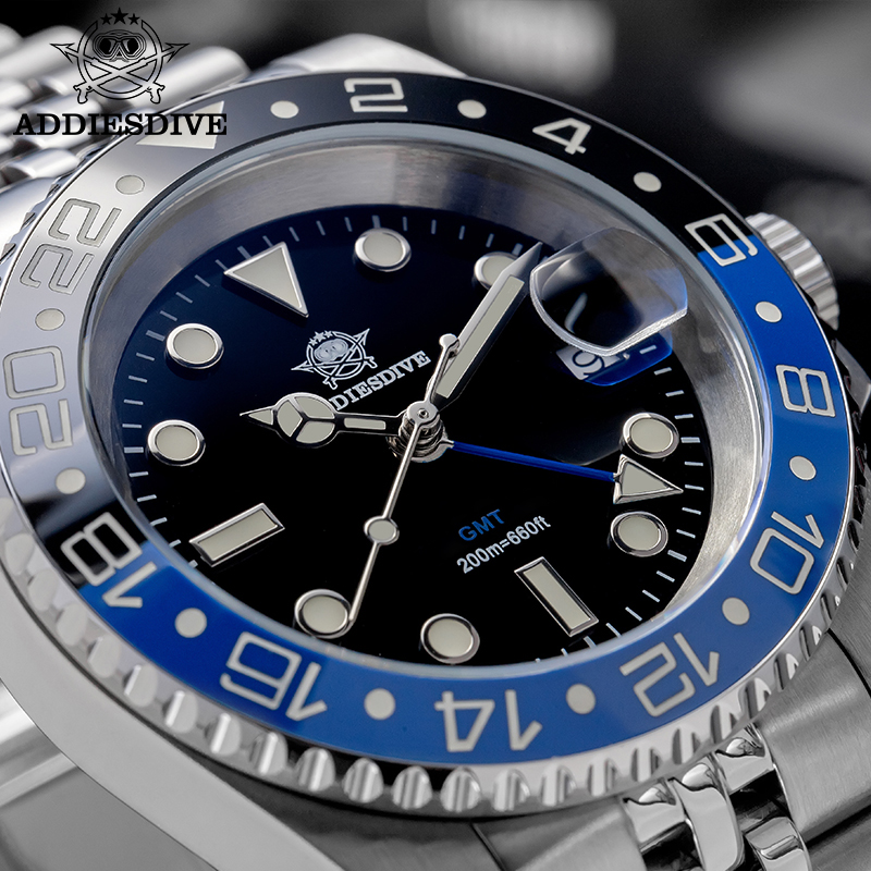 ADDIESDIVE AD2050 Men's GMT Wa - đánh giá và giá Luxury Watch La