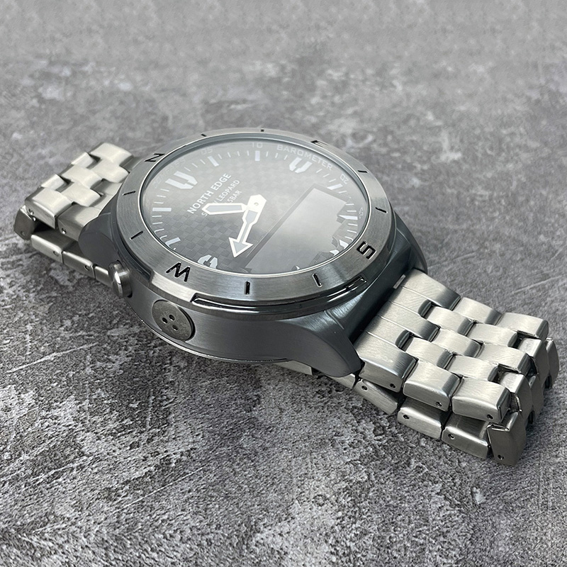 NORTH EDGE Men's Sports Digita - đánh giá và giá Compass Watch Luxury
