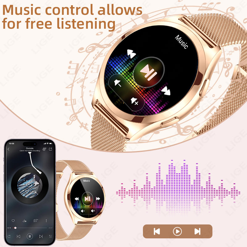 LIGE Luxury Smart Watch For Wo - đánh giá và giá Compass Watch Luxury