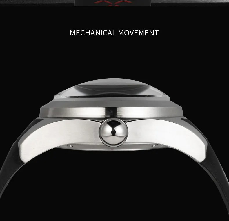 KAFYASE Men Automatic Watch 46 - đánh giá và giá Luxury Watch Rubber Strap