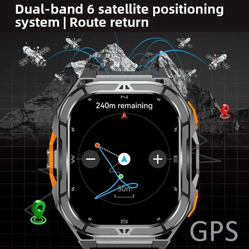 Luxury AMOLED Smartwatch Real  - đánh giá và giá Compass Watch Luxury