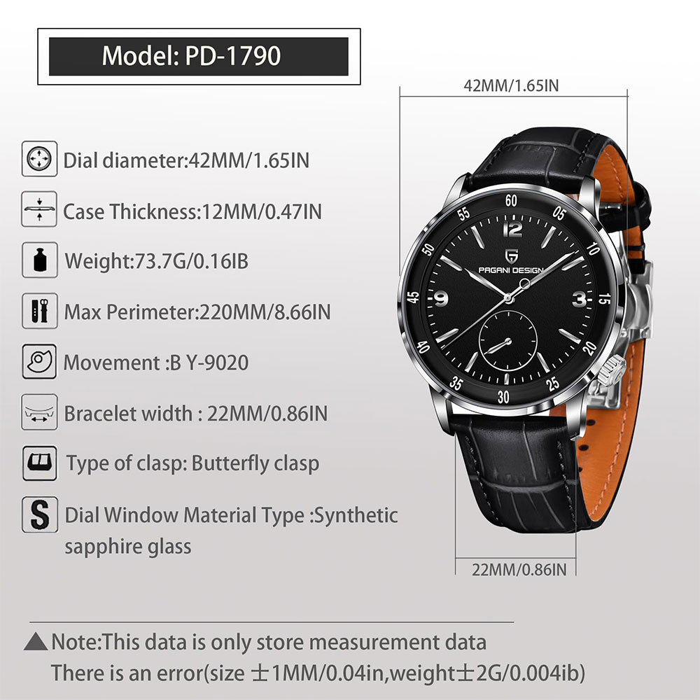 2026 New PAGANI DESIGN PD-1790 - đánh giá và giá Luxury Watch Low Price
