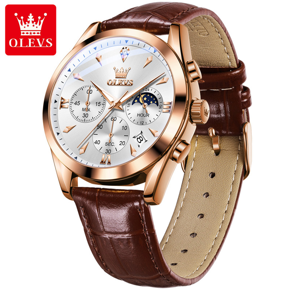 OLEVS Brand New Fashion Quartz - đánh giá và giá Luxury Watch Low Price