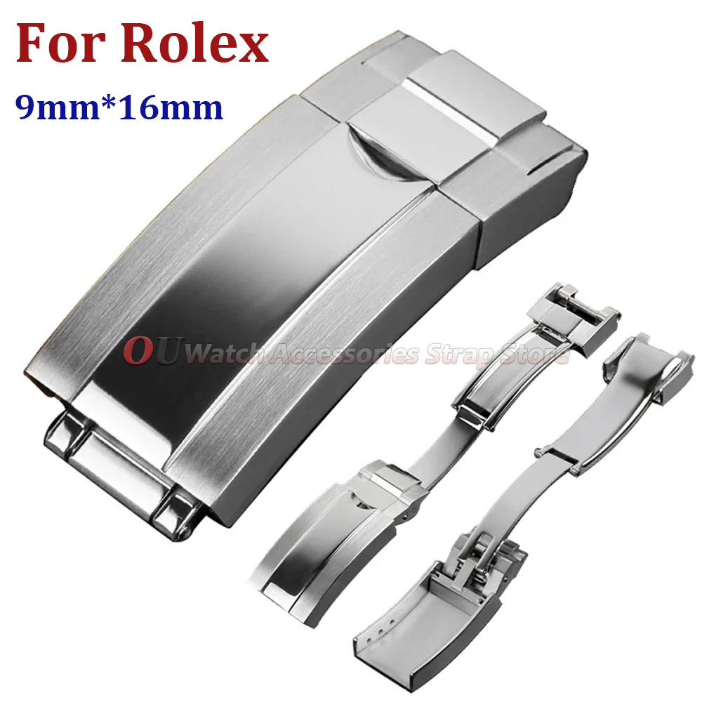9mmx16mm Stainless Steel Deplo - đánh giá và giá Luxury Watch Gold