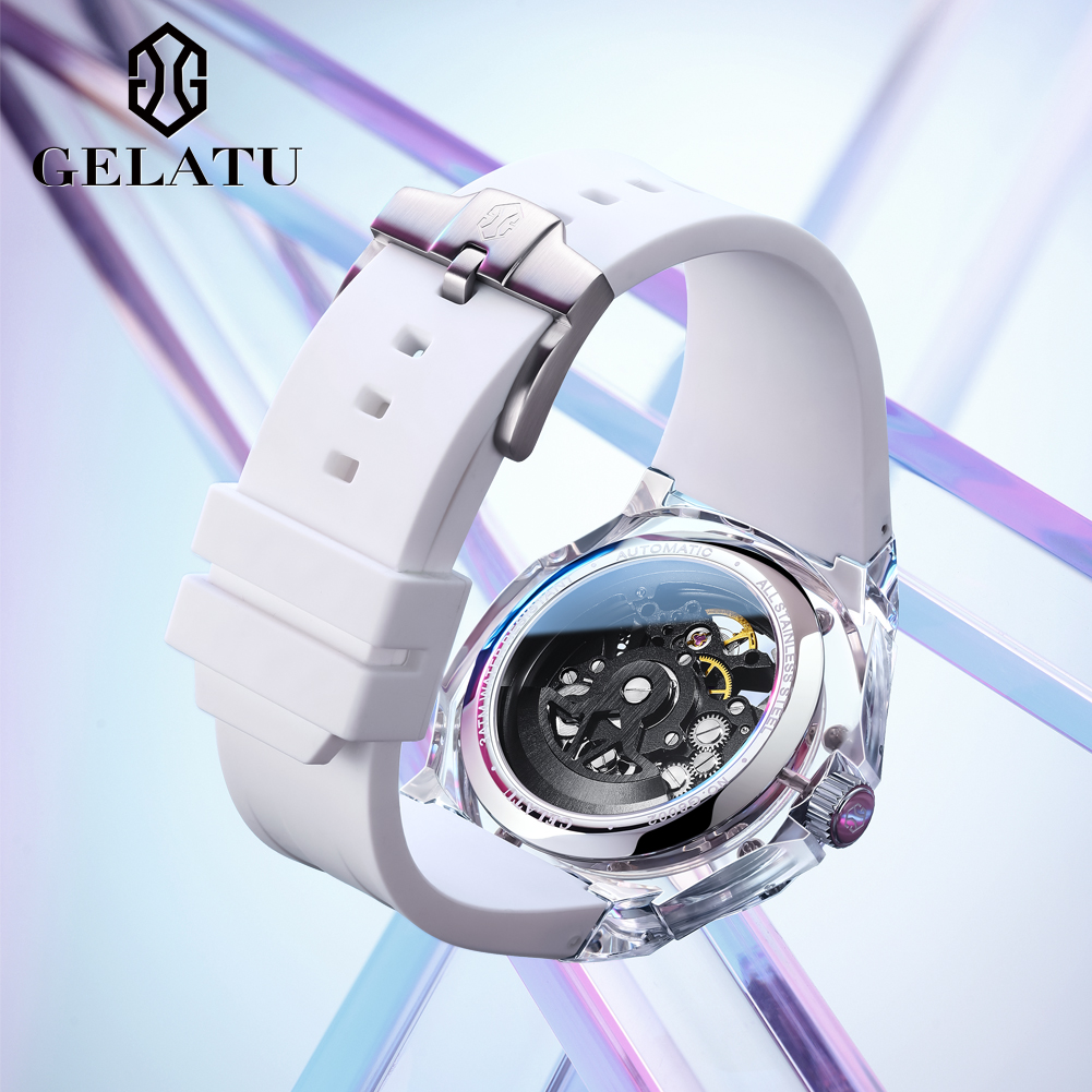 GELATU 8002 Automatic Mechanic - đánh giá và giá Luxury Watch Leather